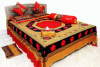 Print Bedsheet 8 pices Set/প্রিন্ট বেডশীট ৮ পিসের সেট